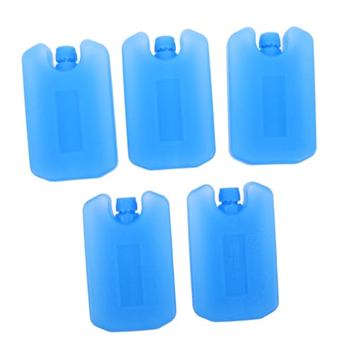 Toddmomy 5pcs Ice Packs for Cooler Portable Cooling Plates for Food Preservation for Lunch Boxes Travel and Outdoor Activities Lightweight Freezer Blocks for Easy Use