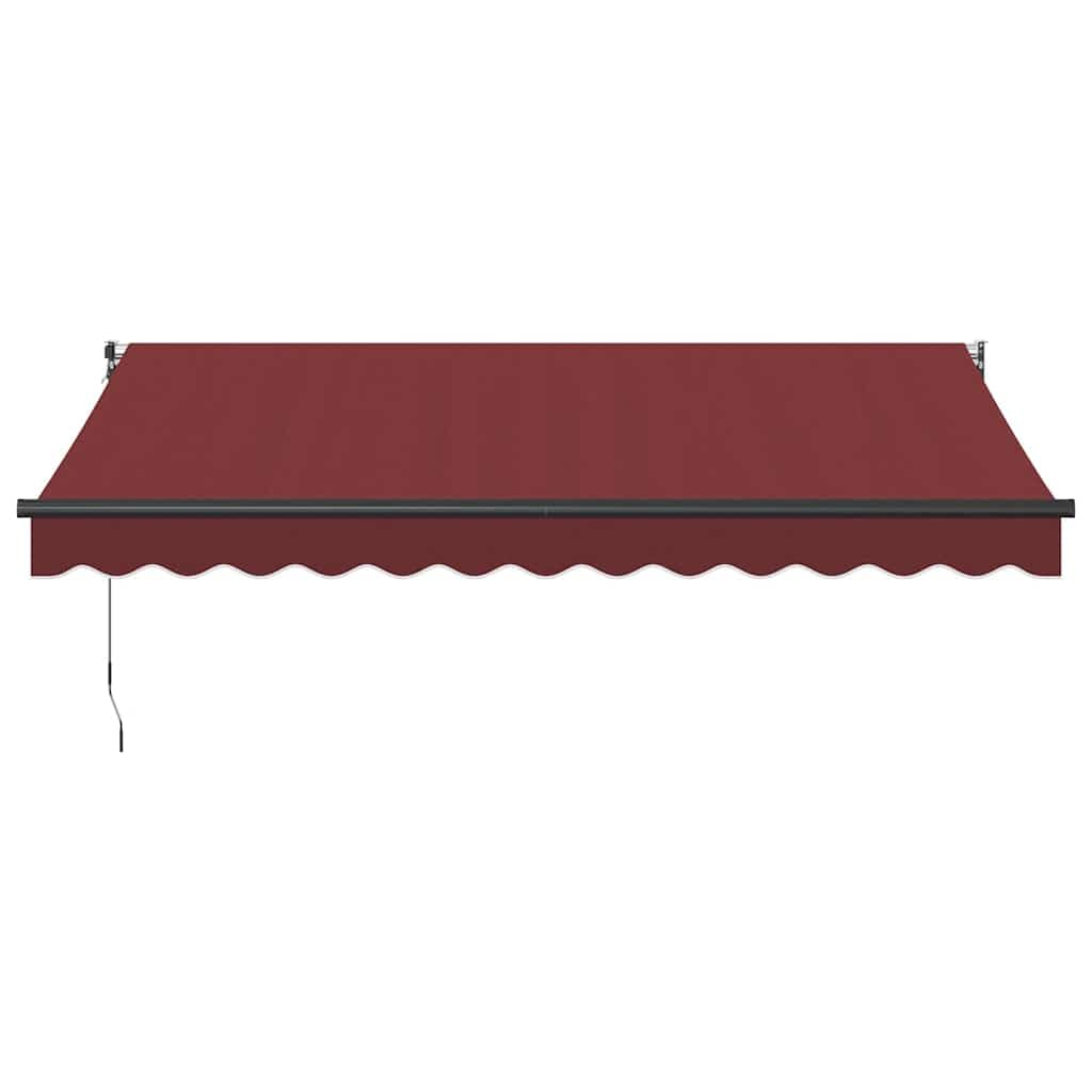Tenda da sole automatica, 350 x 250 cm, protezione solare per balcone, terrazzo, giardino, estensibile, con manovella e telecomando, resistente ai raggi UV, resistente alle intemperie