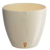 Santino Self Watering Planter DECO 8.8 Inch Cream Flower Pot