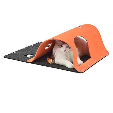 PETULANE Cat Activity Play Mat and Tunnels Cover