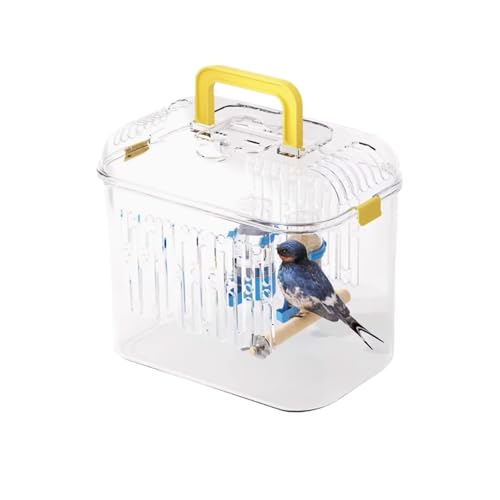  Bird Cage Home Villa Outing Acrylic Special Fixed Panoramic Solid Wood Portable Parrot Cage 