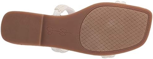 Jessica Simpson Women's Raexe Slide Sandal, White, 8 | Image 3