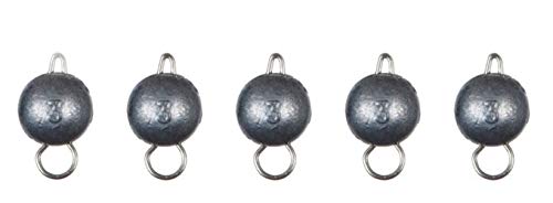 FISHIN ADDICT Cheburashka Ball sinkers Weights Jig Head 5g / 3g / 7g Soft Lures Pack of 5 (3.0)