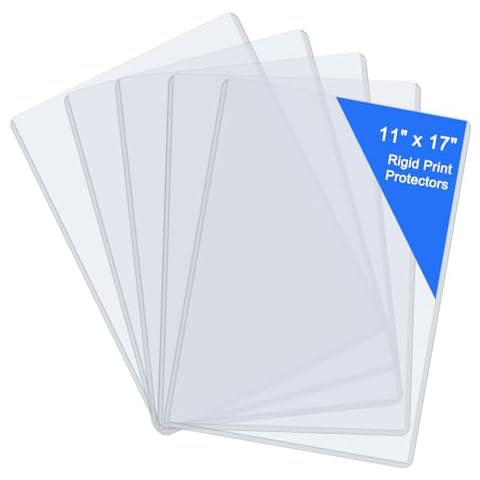 FMOACEN 11" x 17" Hard Plastic Protectors Cover