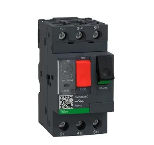 Disjoncteur moteur tripolaire de protection thermique pour circuit 0,16 A