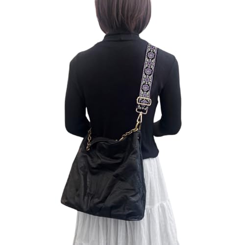 Image of Purse Strap Replacement Wide Adjustable Crossbody Shoulder Strap Guitar Straps for Handbags