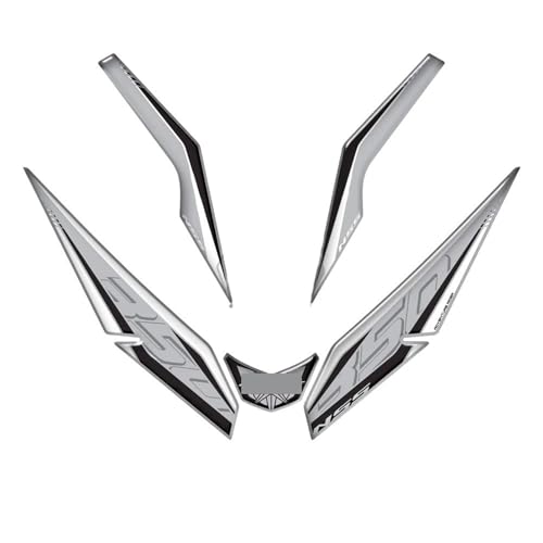 Moto para Protector de depósito Adhesivo de Resina para carenado Delantero de Motocicleta 2023 para Forza NSS 350 a Partir de 2023 calcomanías Protectoras de Tanque para Motocicleta(B)
