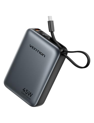 VENTION 45W Power Bank, CCC Certified 20000mAh with Built-in...