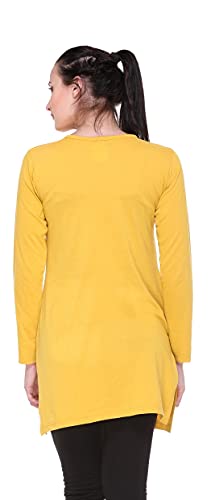 Image of In Love Women's Plus Size Printed Long Tops, Round Neck 3 /4 Sleeve Relaxed Fit Longline T-Shirt Tunic
