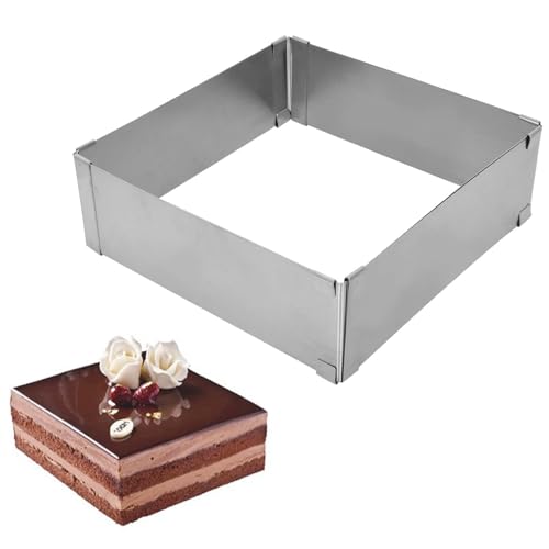 Colexy Adjustable Cake Tin 15x15cm-28x28cm