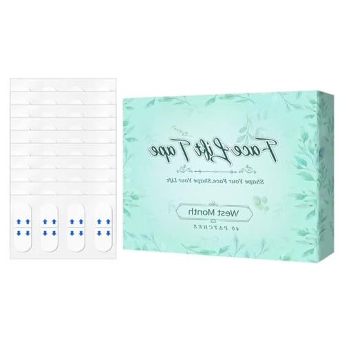 GKOKG Facial Facelift Tape, Invisible Face and Neck Facelift, 280pcs Facelift Tape,Tightening for...