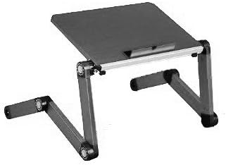 iCraze Stand for Laptop, Ipad and Books + Laptop Table Laidback Computer Desk Portable Bed Tray Book Stand Multifuctional (Black)