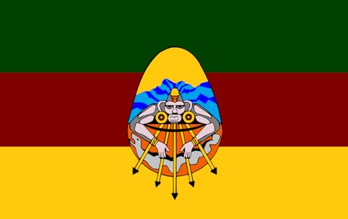 Drapeau Ayuuk Nation de qualité supérieure avec finitions renforcées - 2