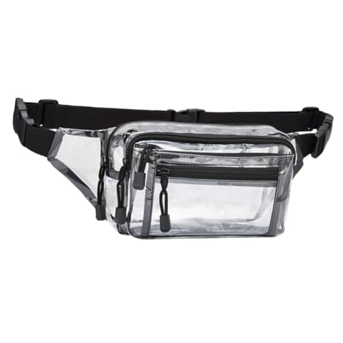 Riñonera práctica para correr transparente con diseño multifunción bolso de pecho duradero