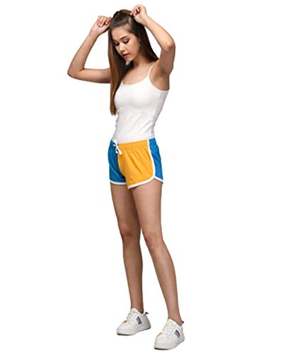 Image of KOTTY Women's Night Shorts(LightYellow&LightBlue,34)
