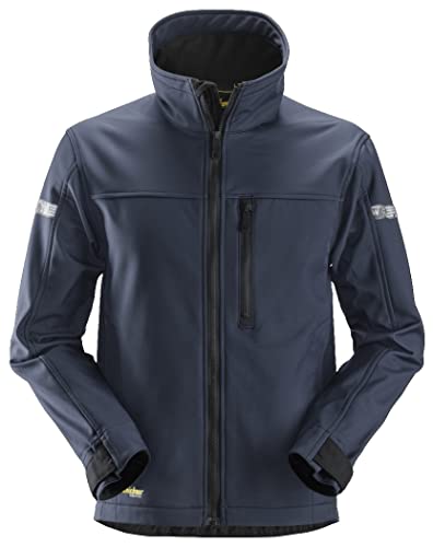 U12009504006 AllroundWork Softshell Jacket (Navy/Black) - Large