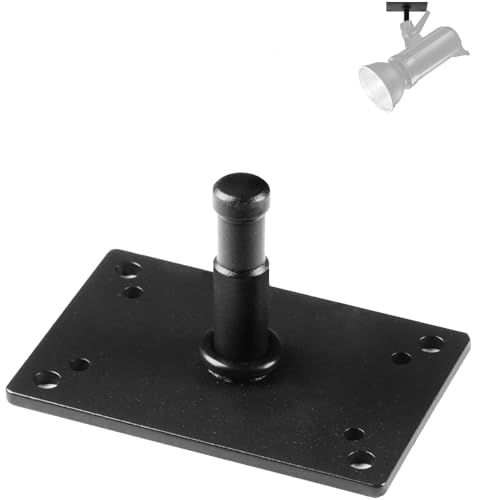 Image of Studio Baby Pin Plate Wall Ceiling Mount,2 inch Mini Lighting Wall Holder with 5 /8 inch Stud for Photo Studio Light Stand Flash Accessories