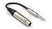 Hosa MIT-176 Impedance Transformer - XLR Female to 1/4-inch TS Male - 6 inch