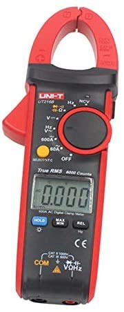 UT216B Digital Clamp Meter NCV V.F.C Diode LCD Backlight 600A True RMS Frequency Current Clamp Tester Multimetro