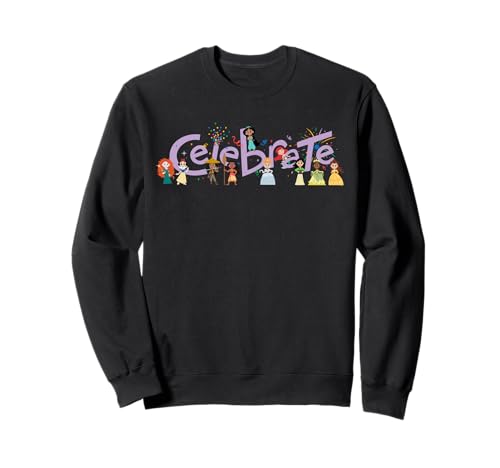 Sweatshirt Disney Princesses D100 pour femme en coton doux