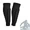 Shin Guards,2026 Upgrade Guards Shin Pads,Compression Sleeve with Honeycomb Pads for Adults & Teens - Breathable EVA, Distributes Boot Pressure (Black,M(Age 14+))