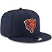 New Era Men's Navy Chicago Bears Head Basic 9FIFTY Adjustable Snapback Hat