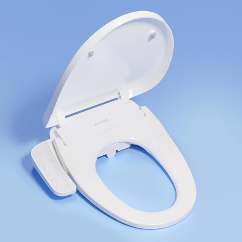 tushy cloud bidet elongated heated toilet seat front view
