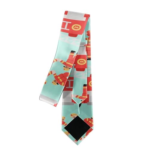 Men's Skinny Necktie - Long Business Tie for Meetings & Conferences4