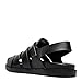 Stacy Adams Men's Montego Slingback Buckle Sandal Flat, Black, 10