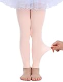 Yitoco Toddlers Girls Footless Tights for Dance Ballet Pink Super Soft Students Gymnastics Stockings (1 Pairs, Ballet Pink, 4-6 Years, YOTS05-LP-1CS)