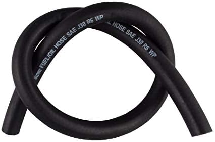 Reinforced Rubber Petrol/Diesel/Water Fuel Pipe,2m Lengths (5mm)
