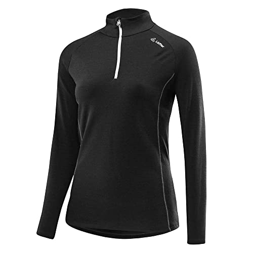 Löffler Damen Transtex Merino Longsleeve, Black, 40