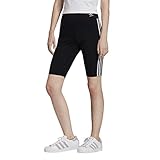 adidas Originals womens Biker Shorts Black/White Medium