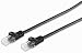 Produktbild RJ45 Patchkabel CAT 7 Rohkabel U/UTP, schwarz, 7,5 m