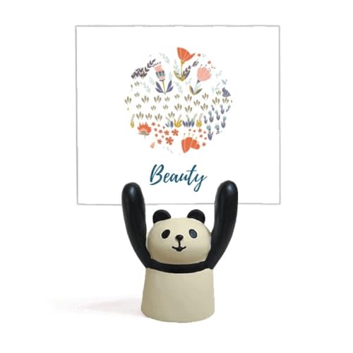Support de peinture en poudre robuste avec pince mémo panda orange stable
