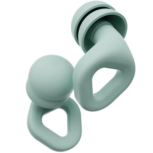 Image of Zenz Unwind Pro Ear Plugs for Sleeping, Soft Silicone Reusable Earplugs for Snoring, Yoga, Reading, Focus & Travel, 35dB Noise Reduction, 4 Sizes XS /S /M /L, Secure Fit with Case (Dew Mint, One Size)
