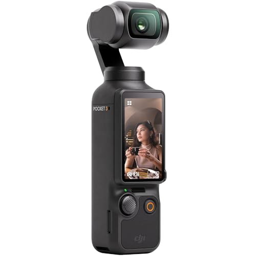 Image of DJI CP.OS.00000301.01 Osmo Pocket 3 4K 120fps Handheld 3-Axis Gimbal Stabilizer Bundle with CPS 26 Month Protection Pack, 64GB Card, 10 inch Case, HDMI Cable, Cleaning Cloth and Deco Gear Master Guide