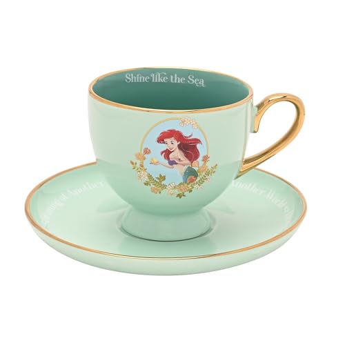 Image of Disney Pastel Princess Tea Cup & Saucer - Ariel