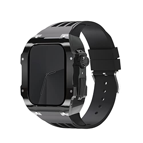 Kit modification luxe Apple Watch Ultra boîtier transparent et bracelet sport