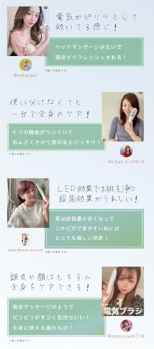 LOABI 美顔器 EMS RF LED EP 1台多用 リフトブラシ リフトケア 頭皮ブラシ 頭皮ケア Realia レアリア の商品画像 4