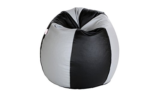 Image of Comfy Bean Bag XXXL Size Black + Grey Without Fillers - Cover Only