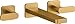 Kohler T27120-4-2MB Parallel Wall-Mount Bathroom Sink Faucet Trim, Vibrant Brushed Moderne Brass
