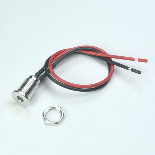 Conector DC hembra 3.5 x 1.35 mm con cables x3 miniatura 5