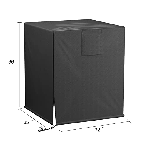 Image of NEAGLORY Air Conditioner Cover for Outside, Durable, Waterproof, Windproof and Snowproof Design, AC Unit Covers Outdoor Fits up to 32X32X36 Inch