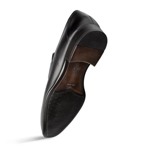 Mezlan Men's Avenue Penny Loafers – Hand-Burnished Calfskin, Rubber Sole, Memory Foam Insole – Handmade in Spain3