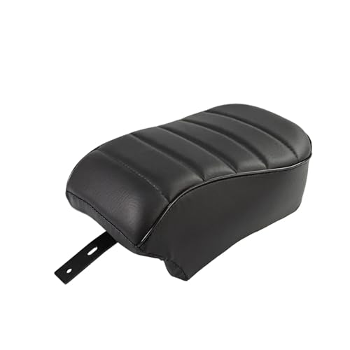 Asiento de pasajero para Harley Sportster XL883N acabado premium en cuero PU negro