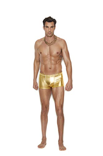 Hotspot Men's Gold Lame Boxer Brief Underwear