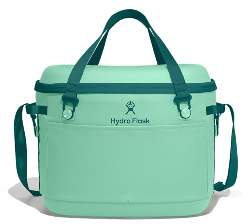 Image of Hydro Flask Carryout Cooler - Insulated Portable Soft Cooler - 30 L Capacity in Mermaid Green