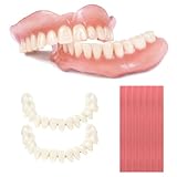 DIY Dentures Kit, Create Your Perfect Smile at Home: Temporary Denture Kit for Women & Men | Easy Denture Fabrication，Restoring Confidence in Your Smile，Customizable Denture Kits - Single, Full -0617