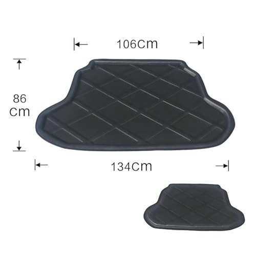 Tapis de sol de coffre CRV 2002 à 2006 doublure arrière étanche et durable - 4